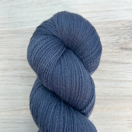 Denim Merino Silk Lace Hand-dyed Fiber-Macgyver