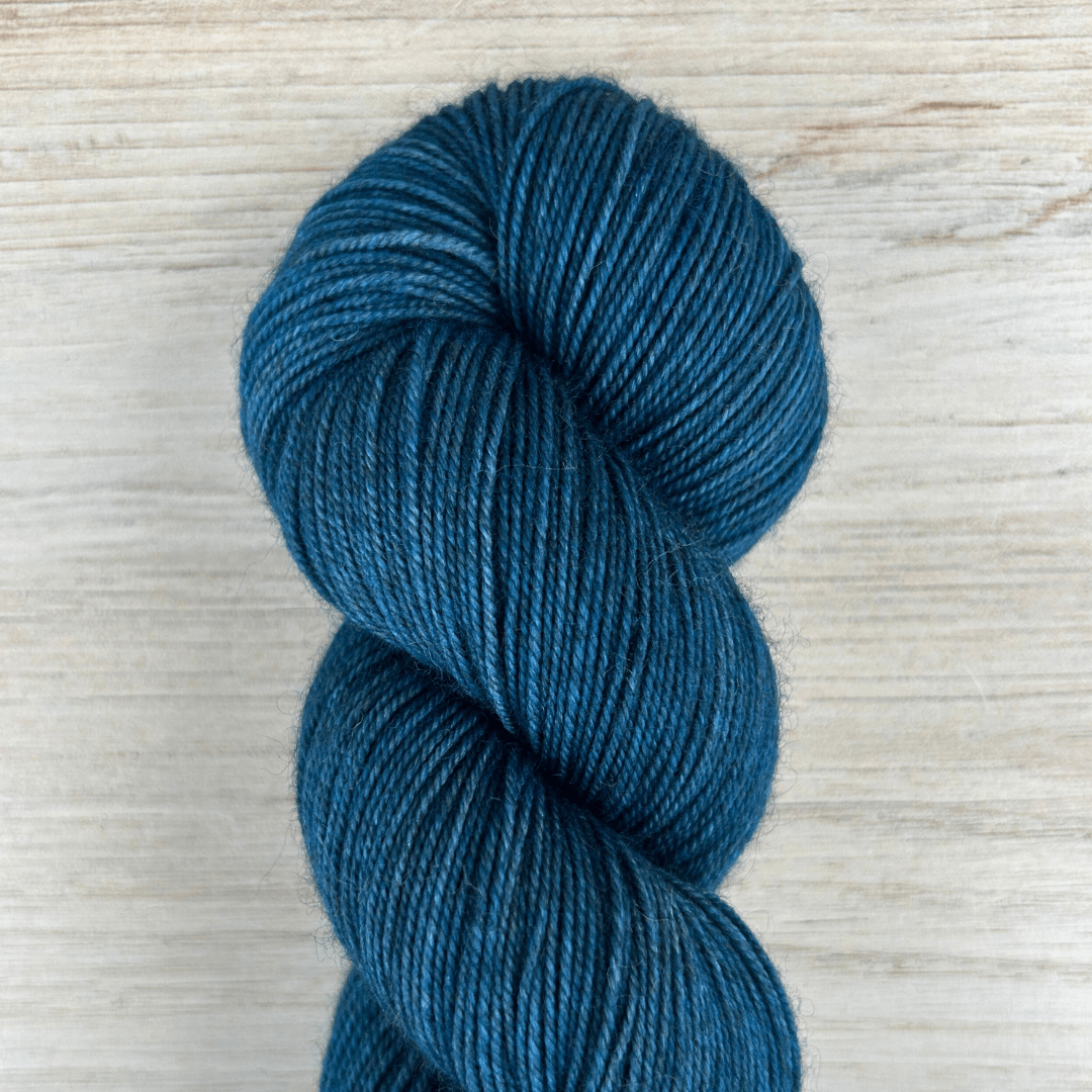 Denim Yak Fingering Hand-dyed Fiber-Macgyver