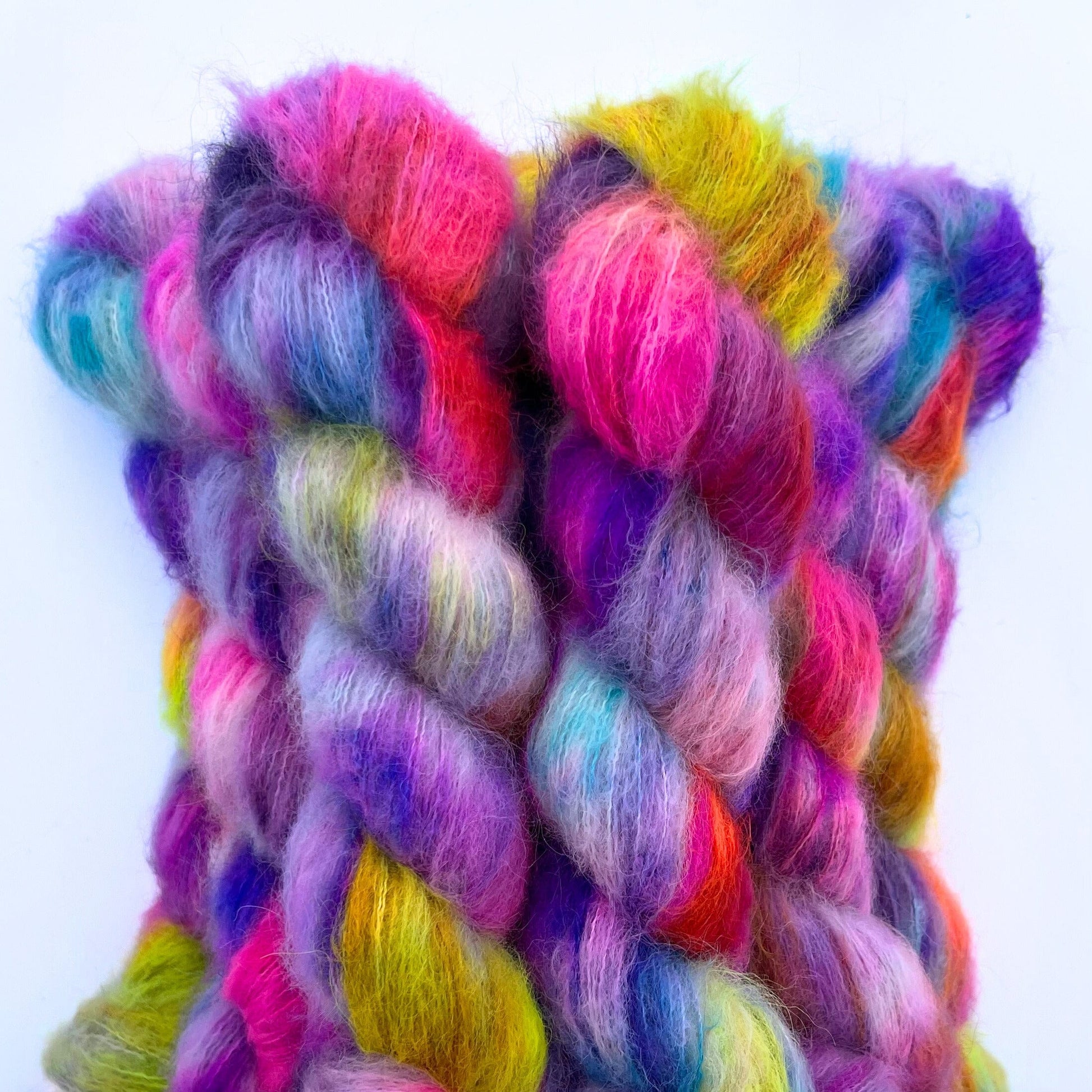Disco Suri Silk Hand-dyed Yarn Fiber-Macgyver