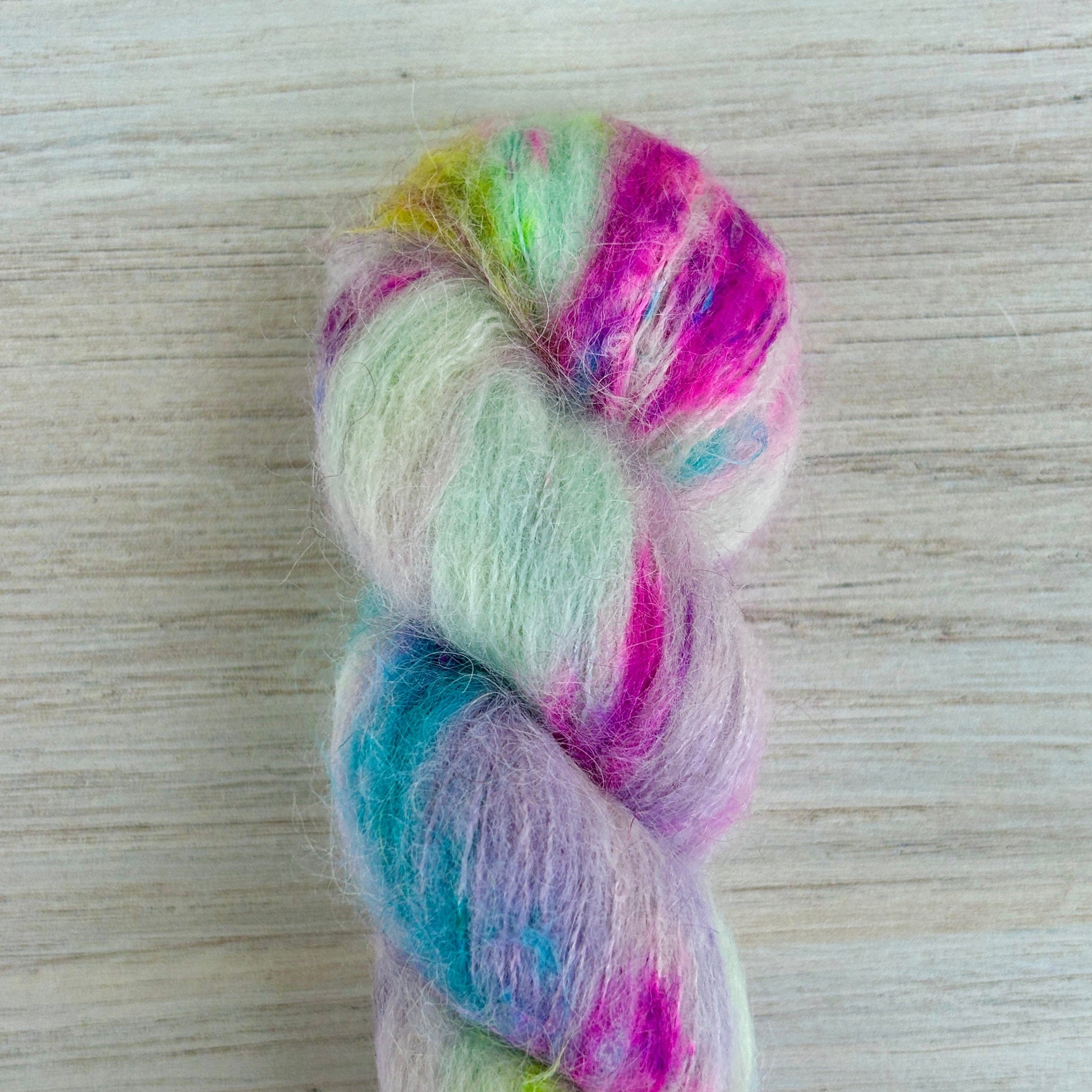 Disco Suri Silk Hand-dyed Yarn Fiber-Macgyver