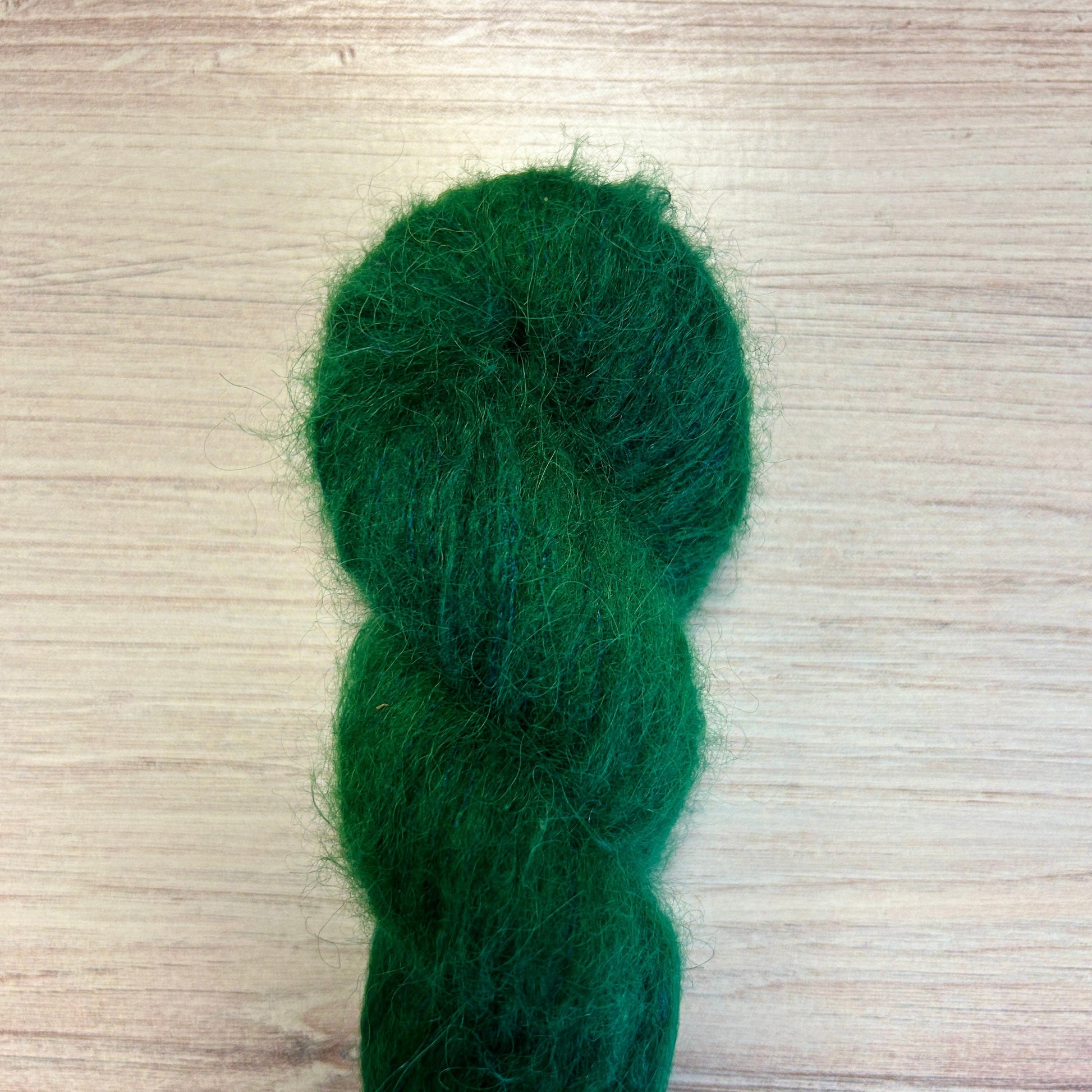 Emerald Suri Silk Hand-dyed Yarn Fiber-Macgyver