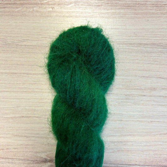 Emerald Suri Silk Hand-dyed Yarn Fiber-Macgyver