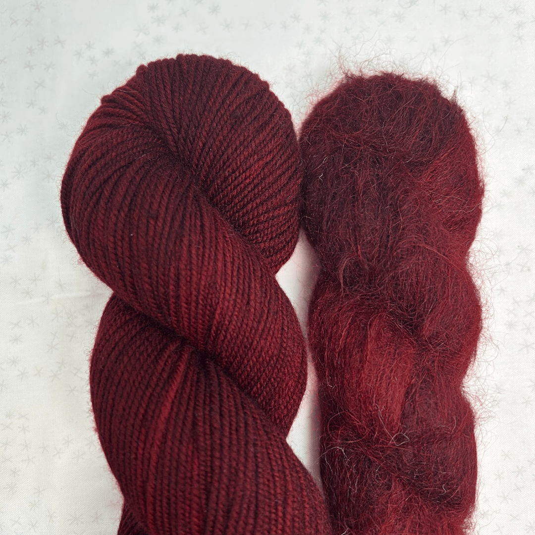 Fiber MacGyver Cardi KAL Bundle - Shaniko DK + Suri Silk Hand-dyed Fiber-Macgyver