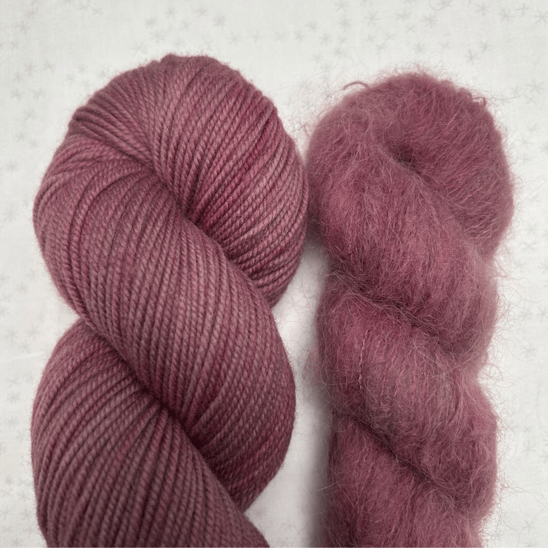 Fiber MacGyver Cardi KAL Bundle - Shaniko DK + Suri Silk Hand-dyed Fiber-Macgyver