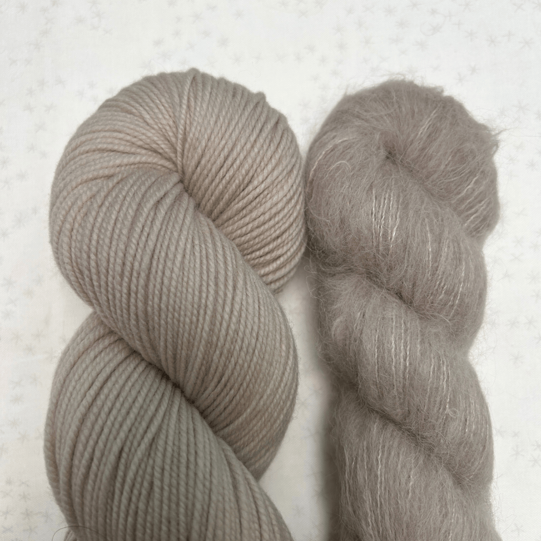 Fiber MacGyver Cardi KAL Bundle - Shaniko DK + Suri Silk Hand-dyed Fiber-Macgyver