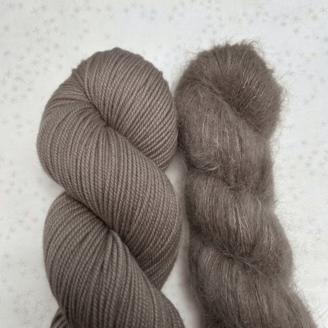 Fiber MacGyver Cardi KAL Bundle - Shaniko DK + Suri Silk Hand-dyed Fiber-Macgyver