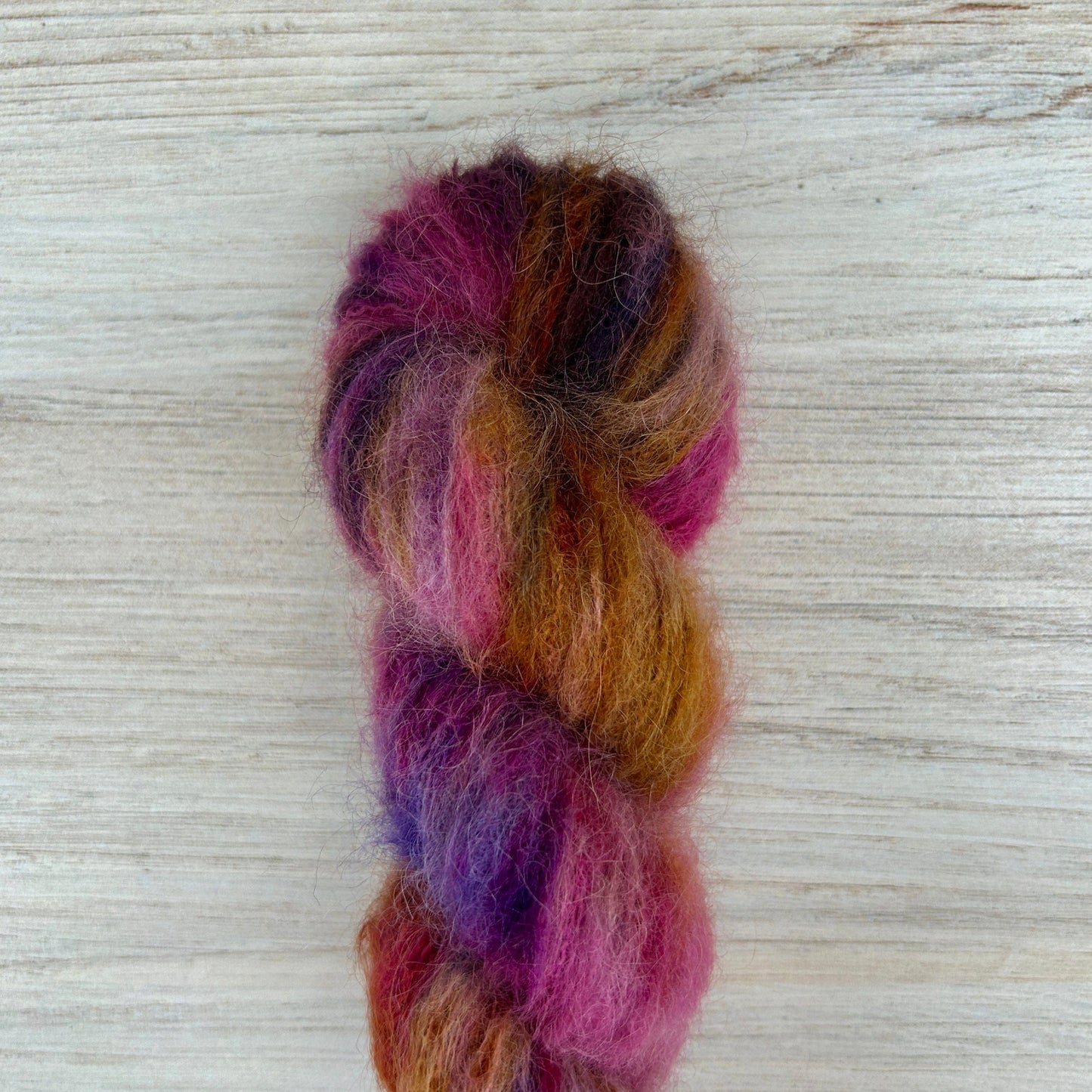 Fig Suri Silk Hand-dyed Yarn Fiber-Macgyver
