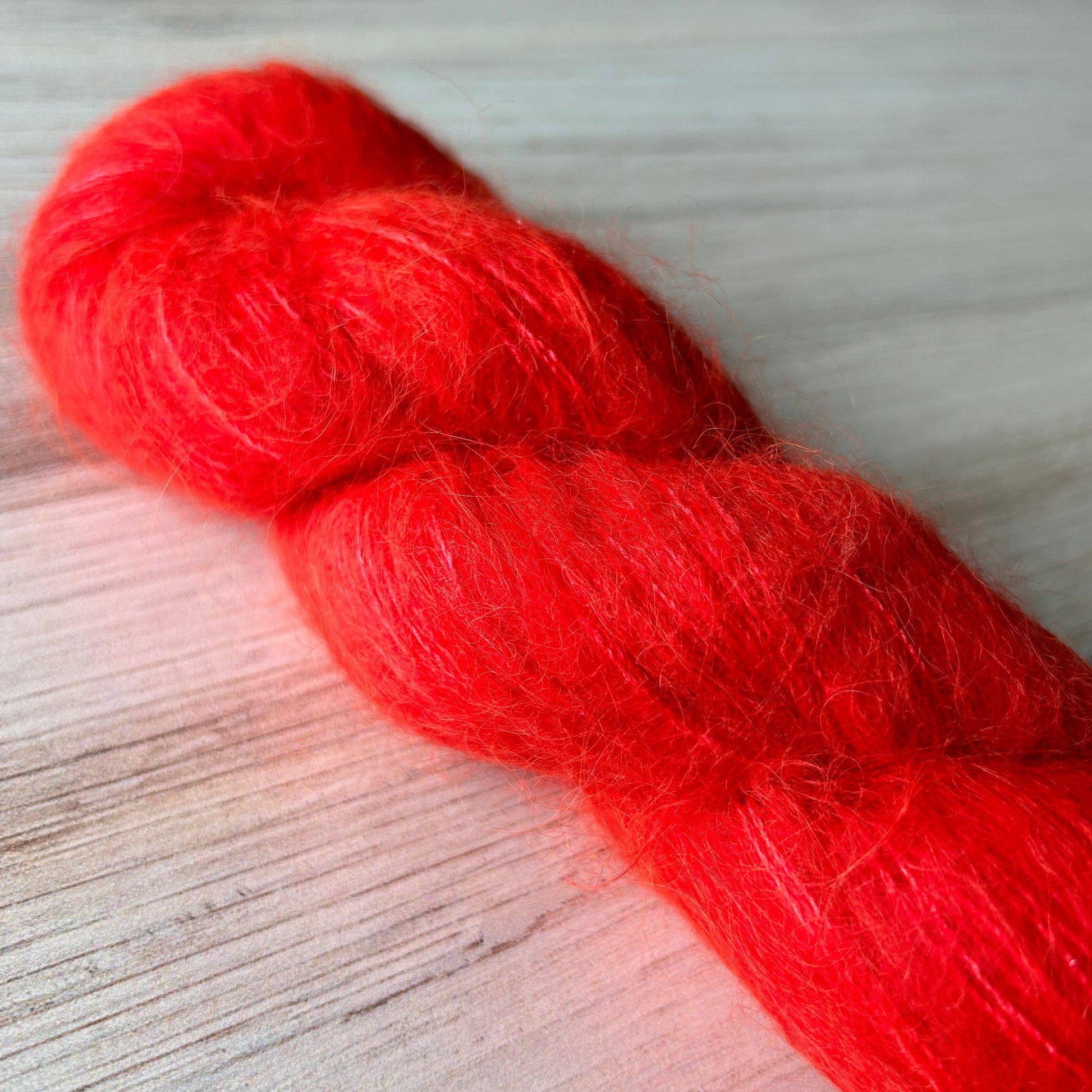 Foxy Suri Silk Hand-dyed Yarn Fiber-Macgyver