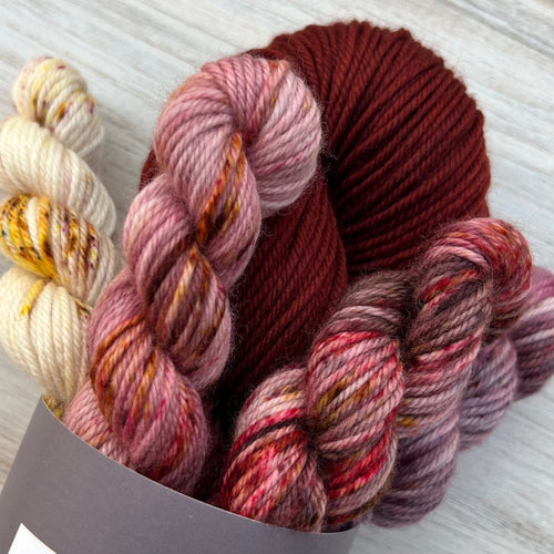 Garnet Hand-dyed Yarn Fiber-Macgyver