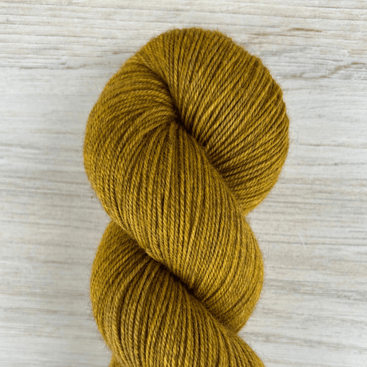 Golden Rod Yak Fingering Hand-dyed Fiber-Macgyver