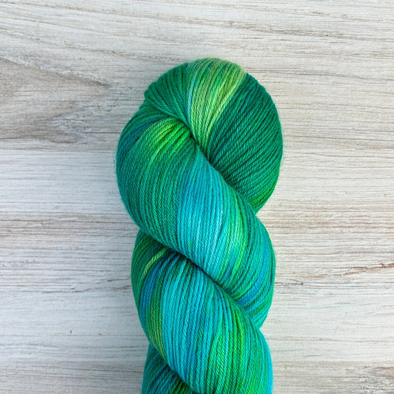 Greenie Merino Sock Hand-dyed Hand Dyed Yarn Fiber-Macgyver