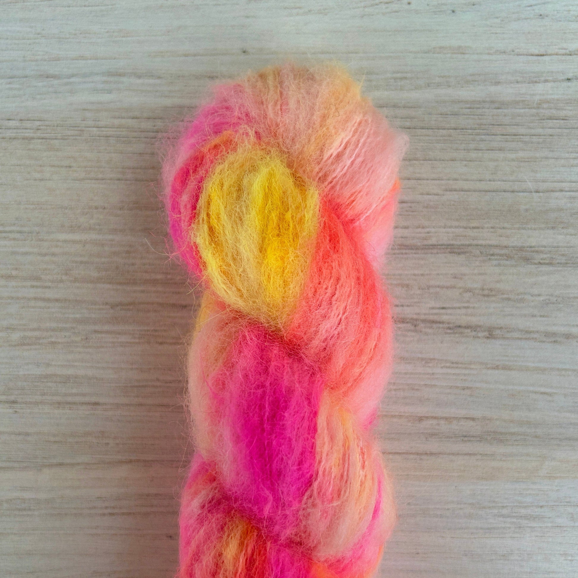 I like you Suri Silk Hand-dyed Yarn Fiber-Macgyver