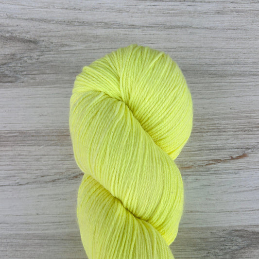 Lemon Merino Sock Hand-dyed Hand Dyed Yarn Fiber-Macgyver