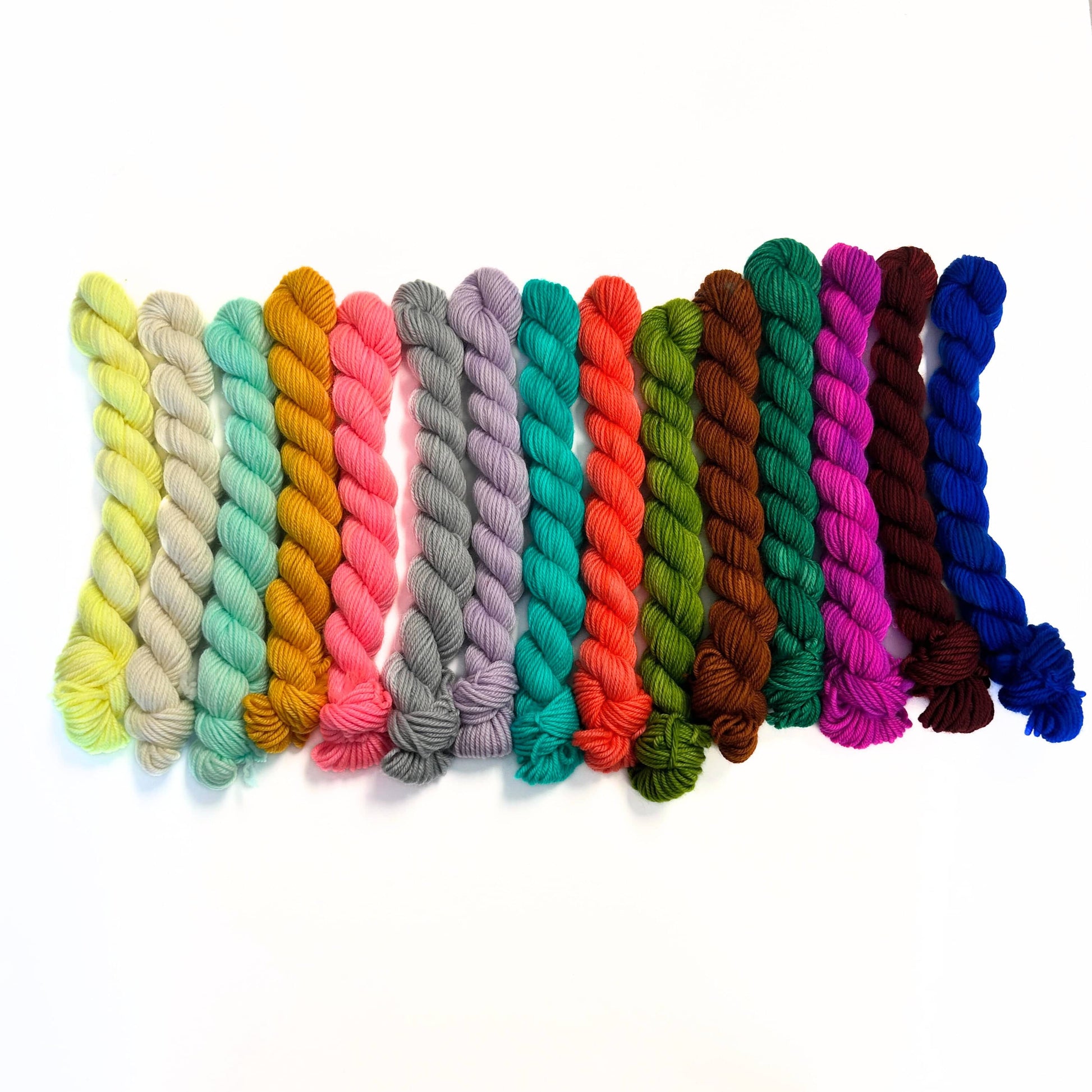 Linen Stitch Scarf Bundle Hand-dyed Yarn Fiber-Macgyver