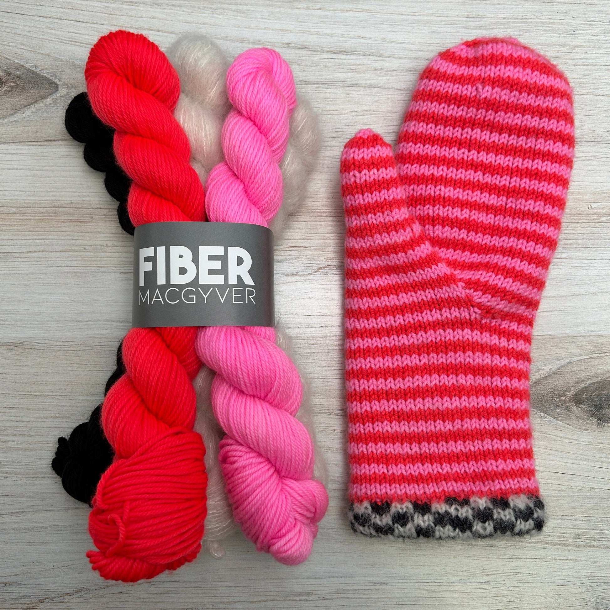 Luffe Mitten Bundles Hand-dyed Fiber-Macgyver