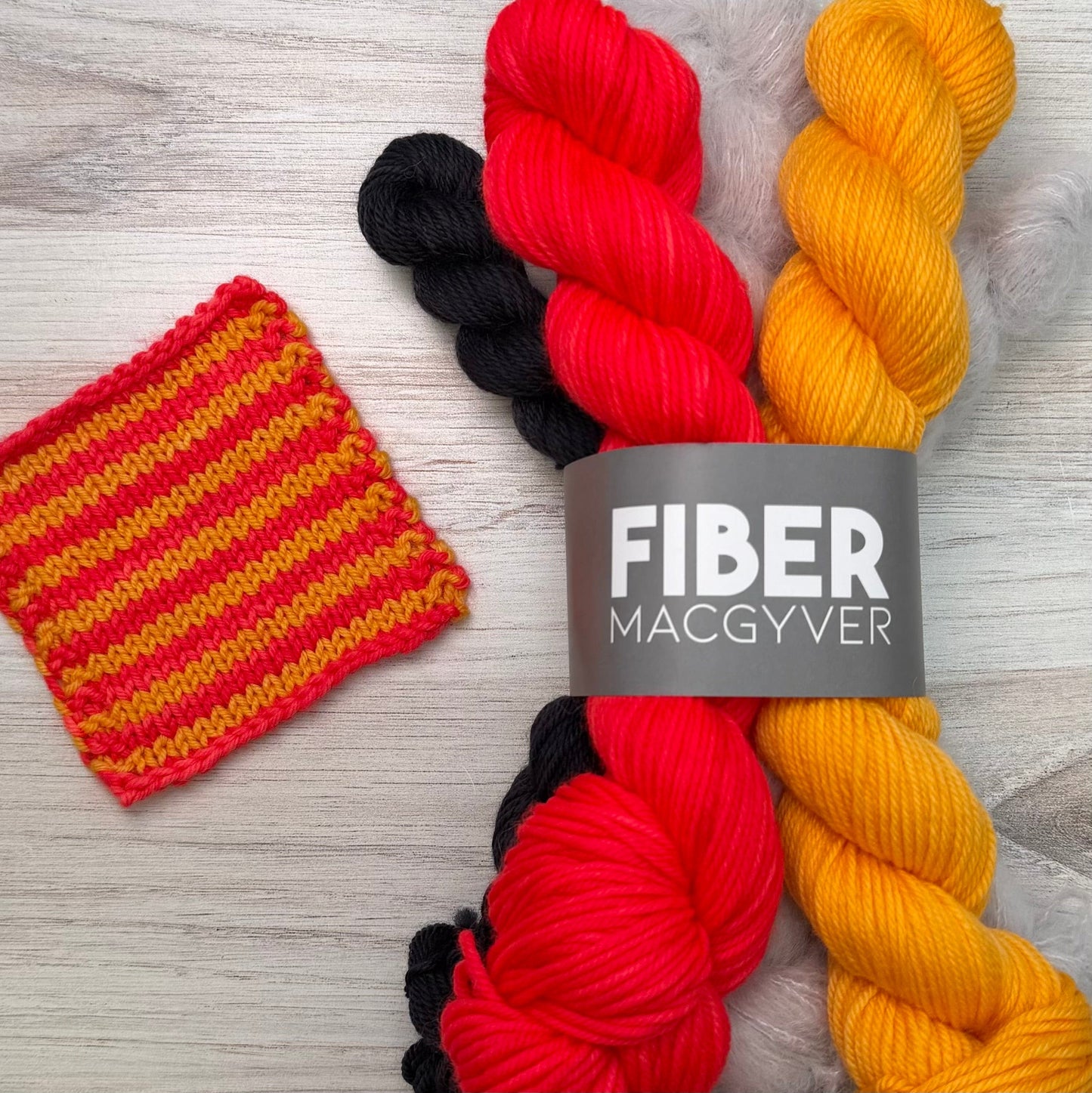 Luffe Mitten Bundles Hand-dyed Fiber-Macgyver