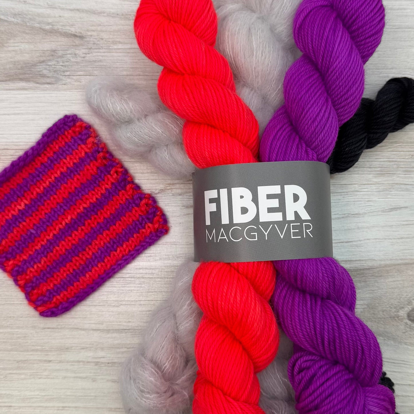 Luffe Mitten Bundles Hand-dyed Fiber-Macgyver