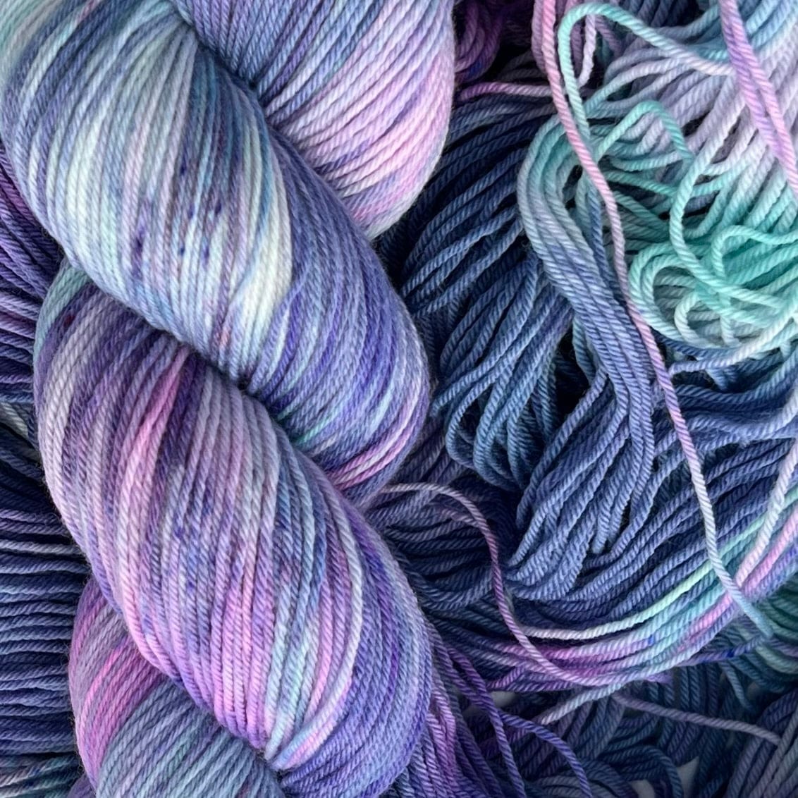 Lullaby Merino Sock Hand-dyed Hand Dyed Yarn Fiber-Macgyver