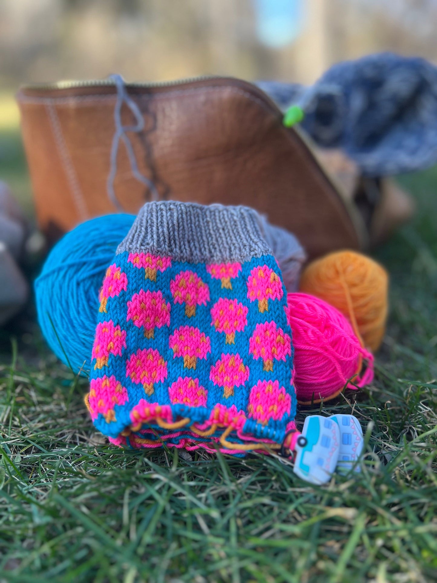 Magical Mycelium Socks Bundle Hand-dyed Yarn Fiber-Macgyver