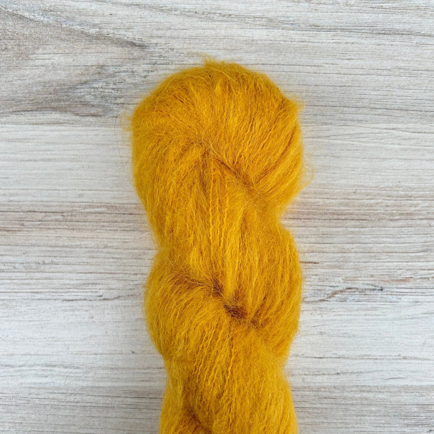 Marigold Suri Silk Hand-dyed Yarn Fiber-Macgyver