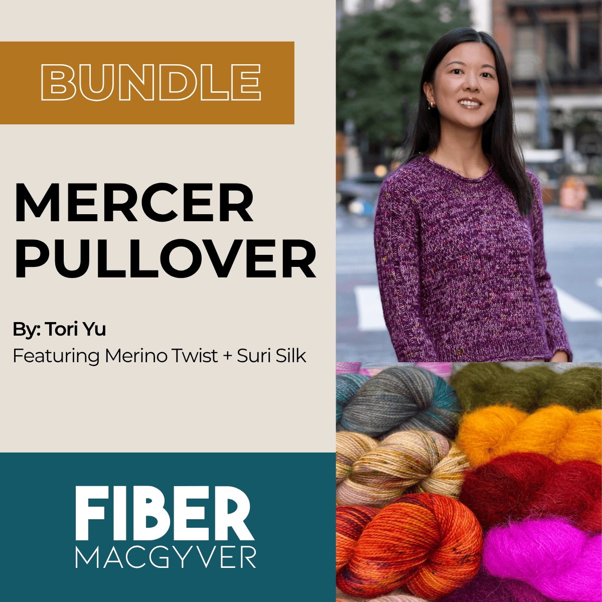 Mercer Pullover Bundle Hand-dyed Fiber-Macgyver