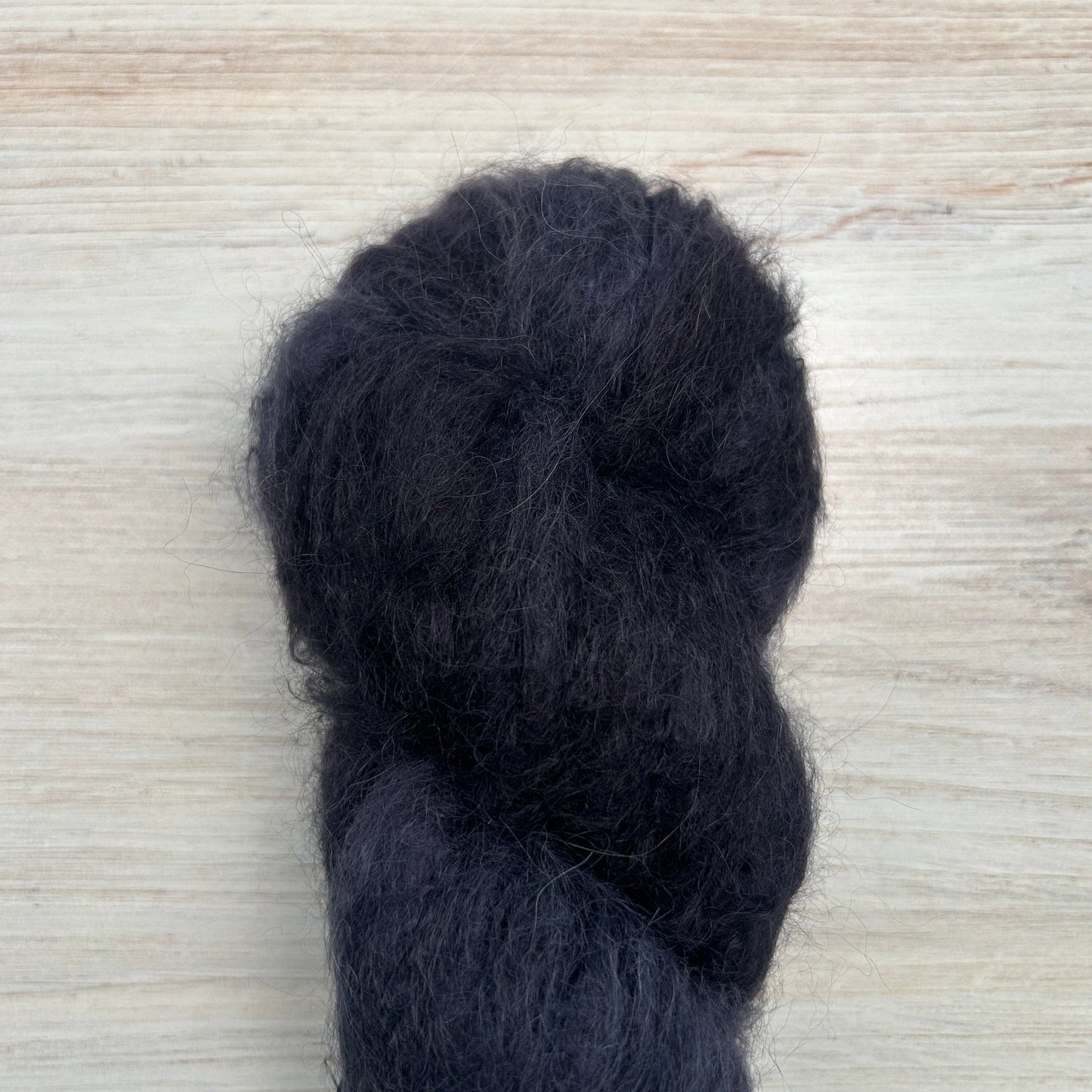Midnight Suri Silk DK Hand-dyed Yarn Fiber-Macgyver