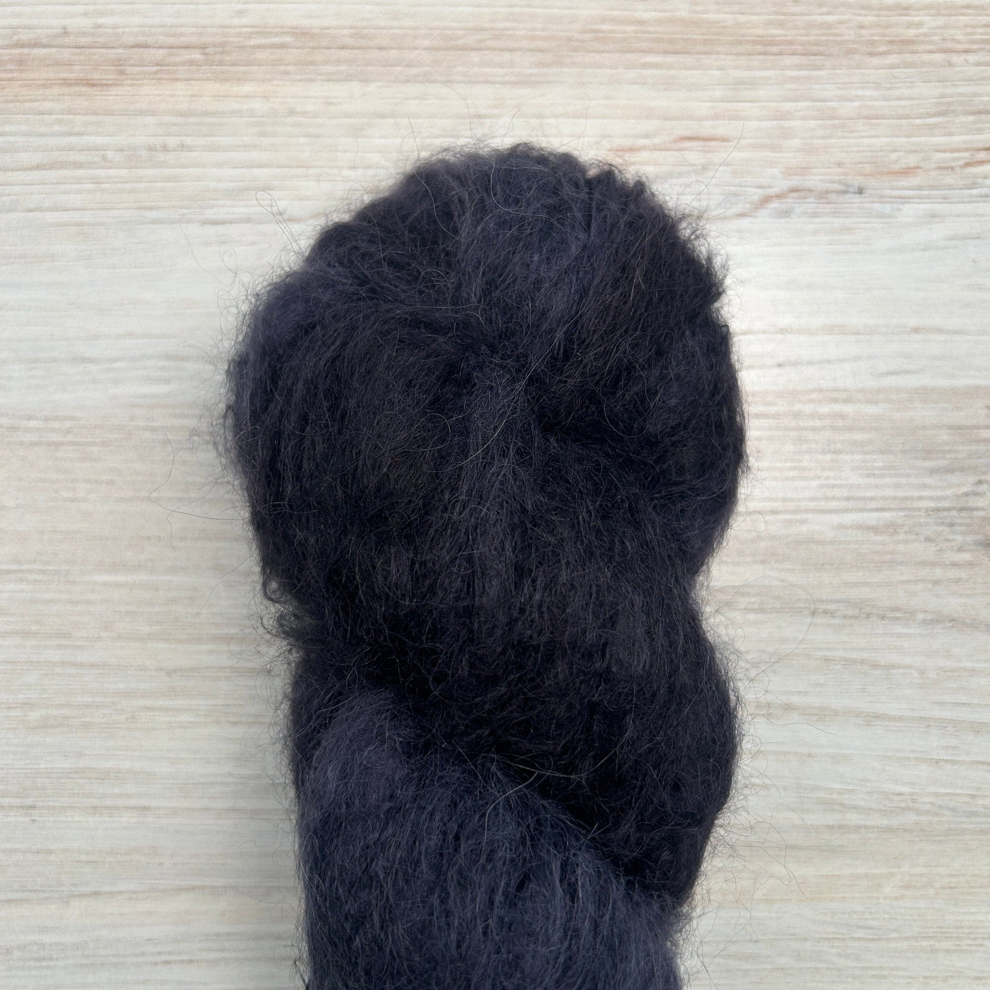 Midnight Suri Silk DK Hand-dyed Yarn Fiber-Macgyver