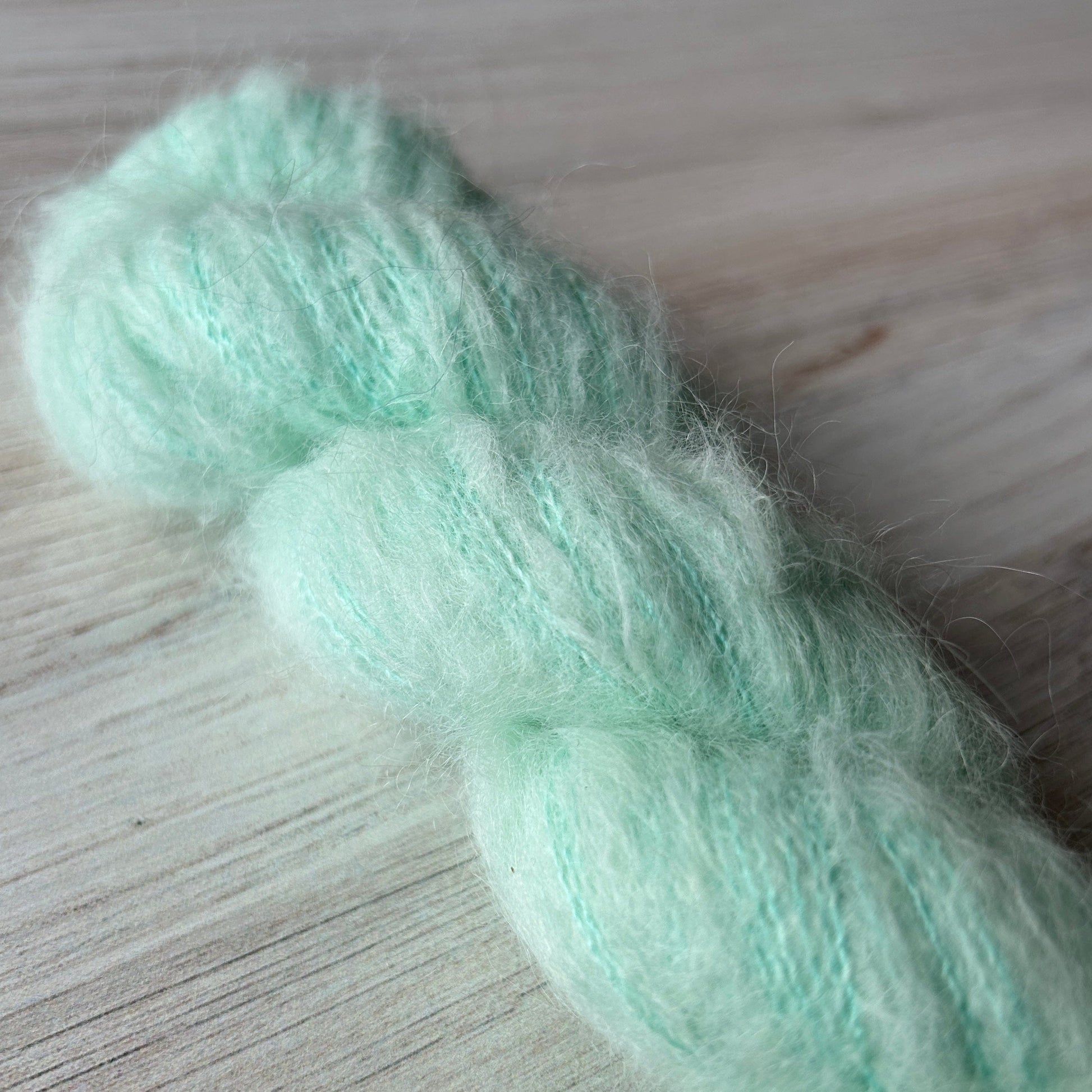 Mineral Suri Silk Hand-dyed Yarn Fiber-Macgyver
