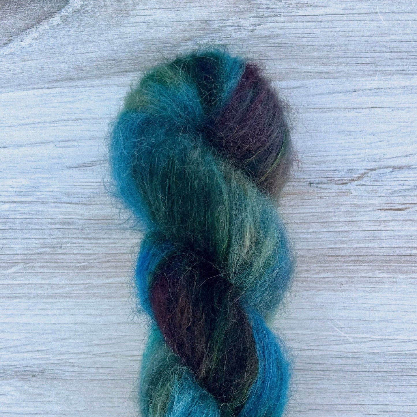 Misty Ridge Suri Silk Hand-dyed Yarn Fiber-Macgyver