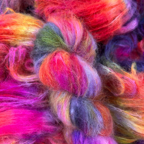 Mod Squad Suri Silk Hand-dyed Yarn Fiber-Macgyver