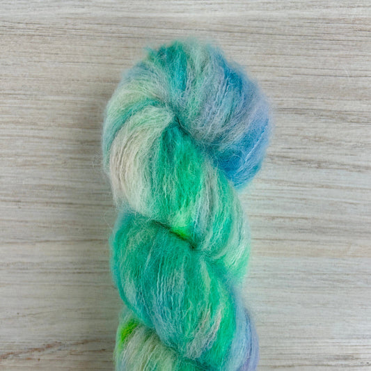 Monet Suri Silk Hand-dyed Yarn Fiber-Macgyver