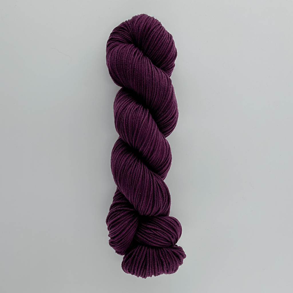 Mulberry Merino Sport Hand-dyed Yarn Fiber-Macgyver