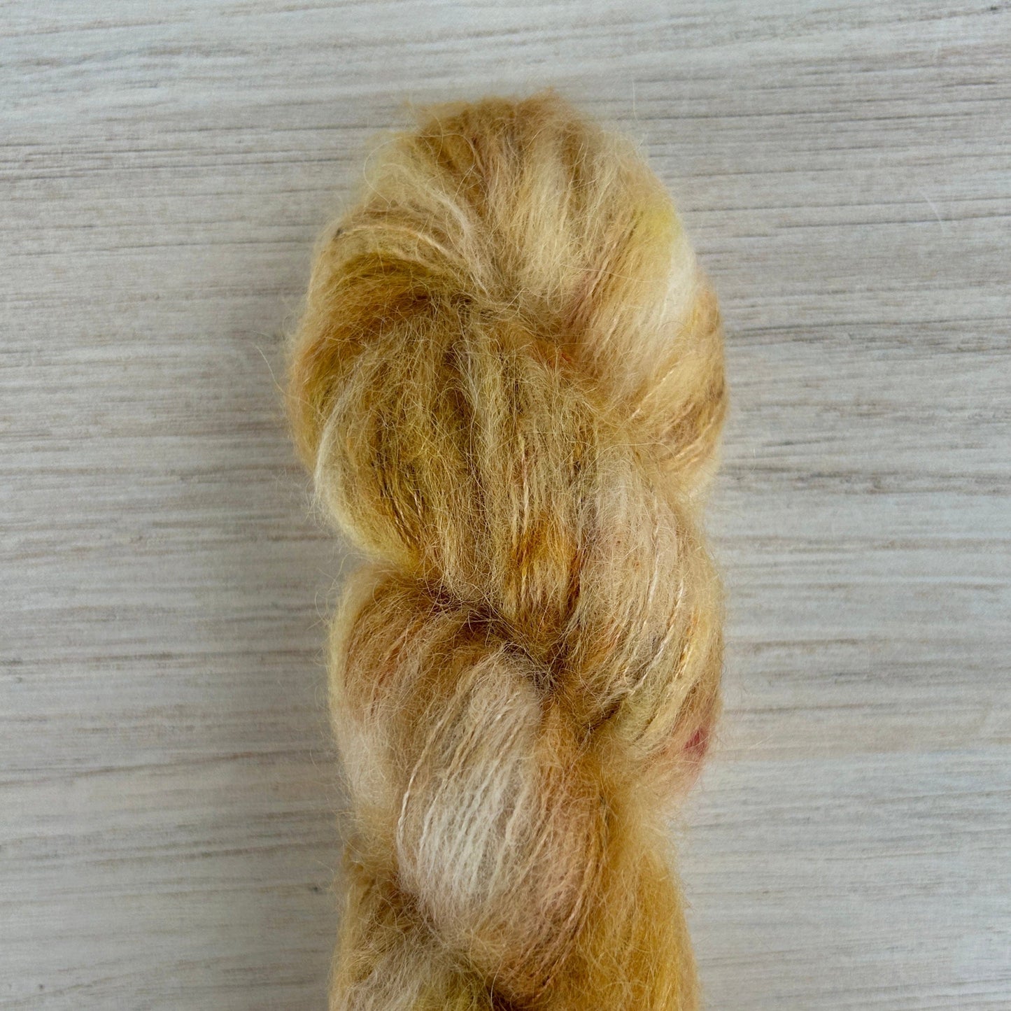 Oatmeal Suri Silk Hand-dyed Yarn Fiber-Macgyver