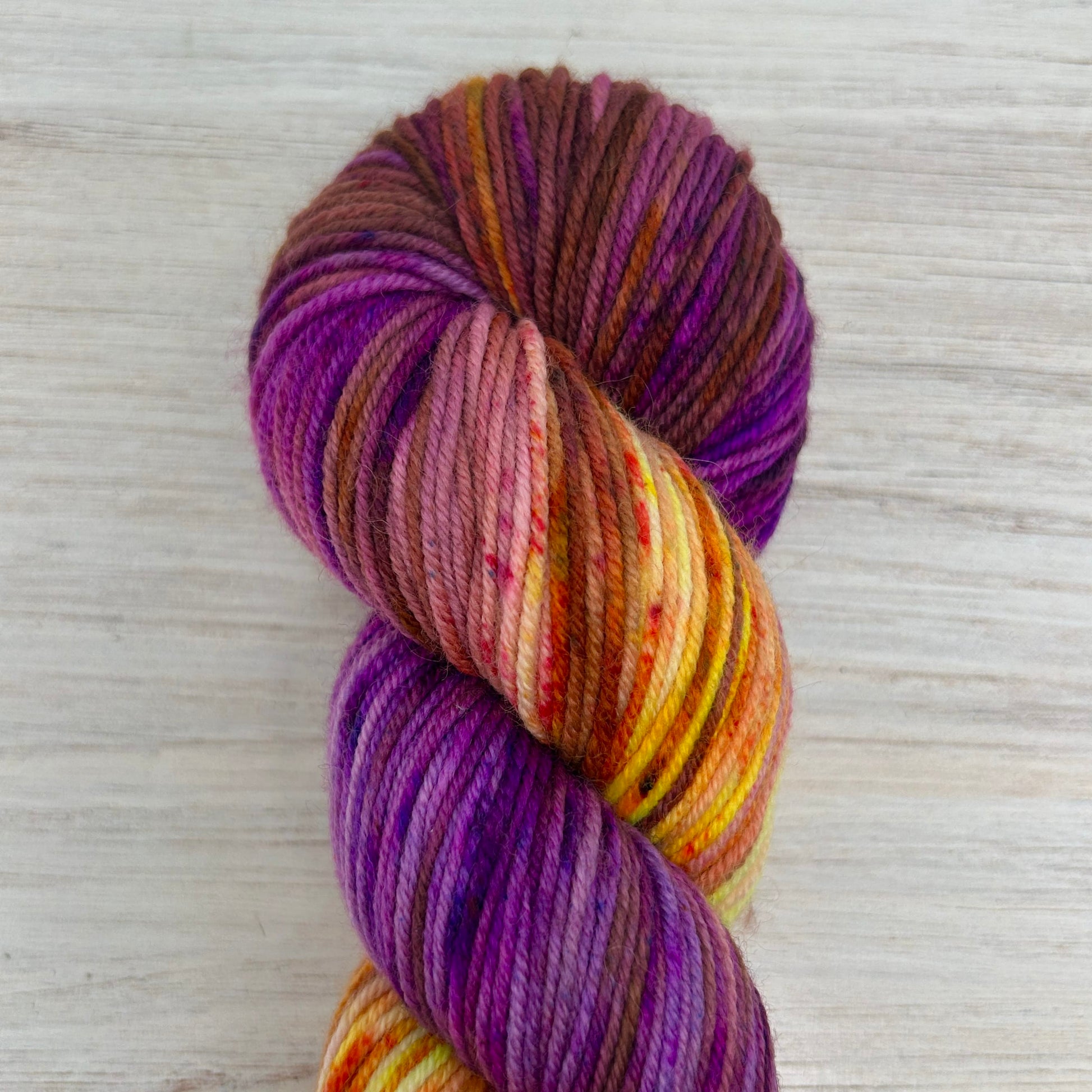 One-of-a-kind Merino Sport Hand-dyed Yarn Fiber-Macgyver