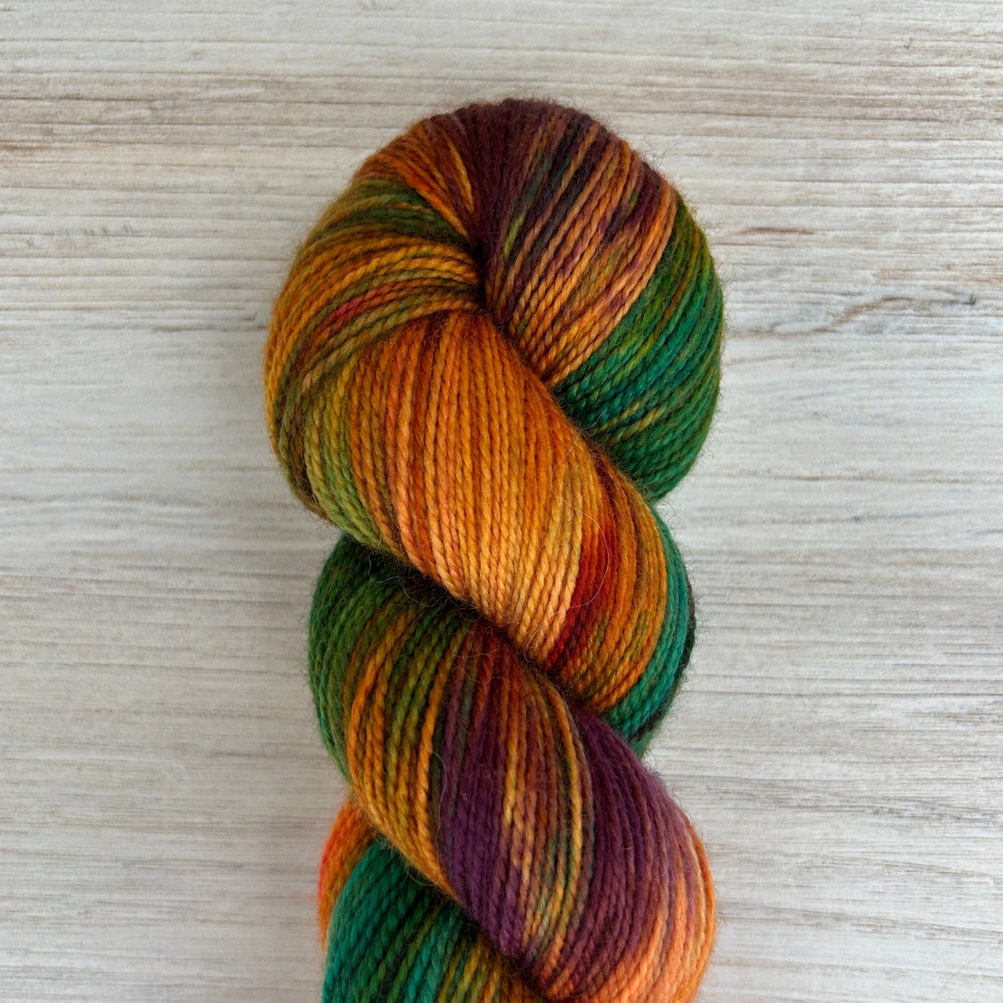 One-of-a-Kind Merino Twist Hand-dyed Yarn Fiber-Macgyver