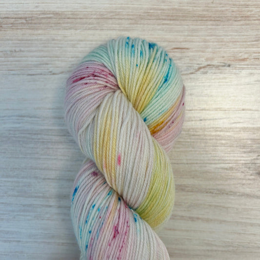 OOAK Merino Sock Hand-dyed Hand Dyed Yarn Fiber-Macgyver