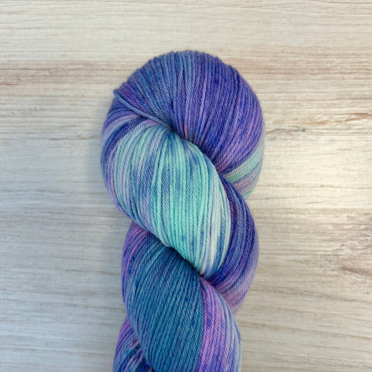 OOAK Merino Sock Hand-dyed Hand Dyed Yarn Fiber-Macgyver