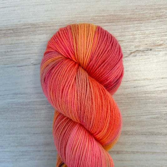 OOAK Merino Sock Hand-dyed Hand Dyed Yarn Fiber-Macgyver