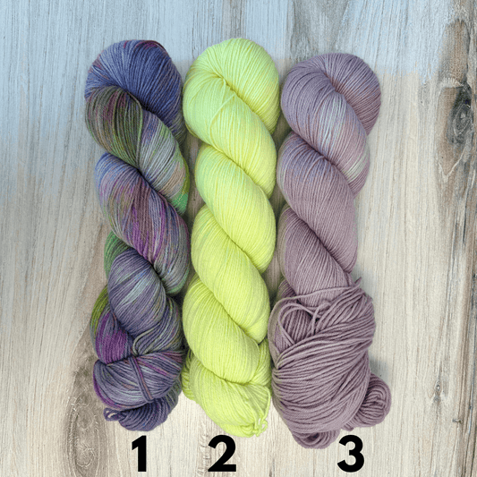 OOAK Merino Sock Hand-dyed Hand Dyed Yarn Fiber-Macgyver