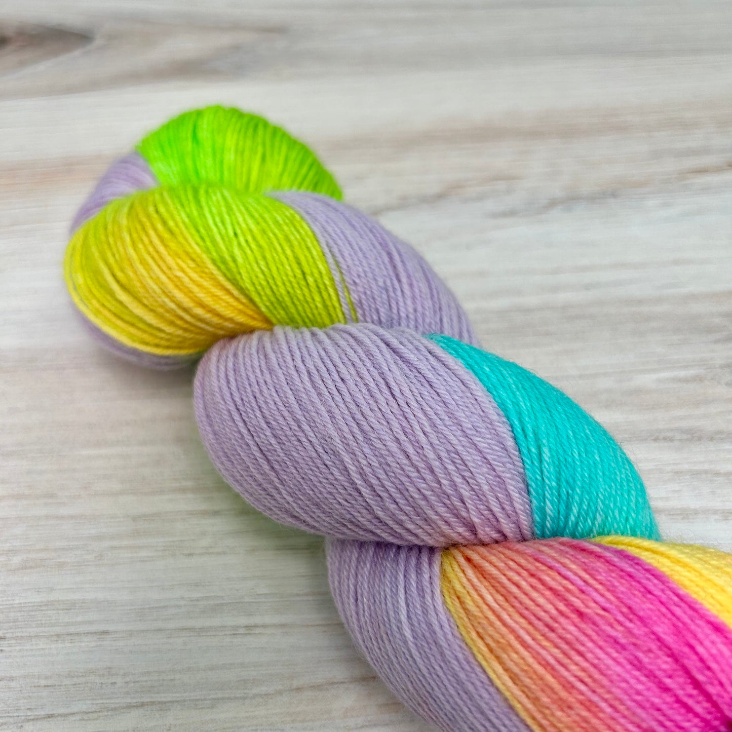 OOAK Merino Sock Hand-dyed Hand Dyed Yarn Fiber-Macgyver