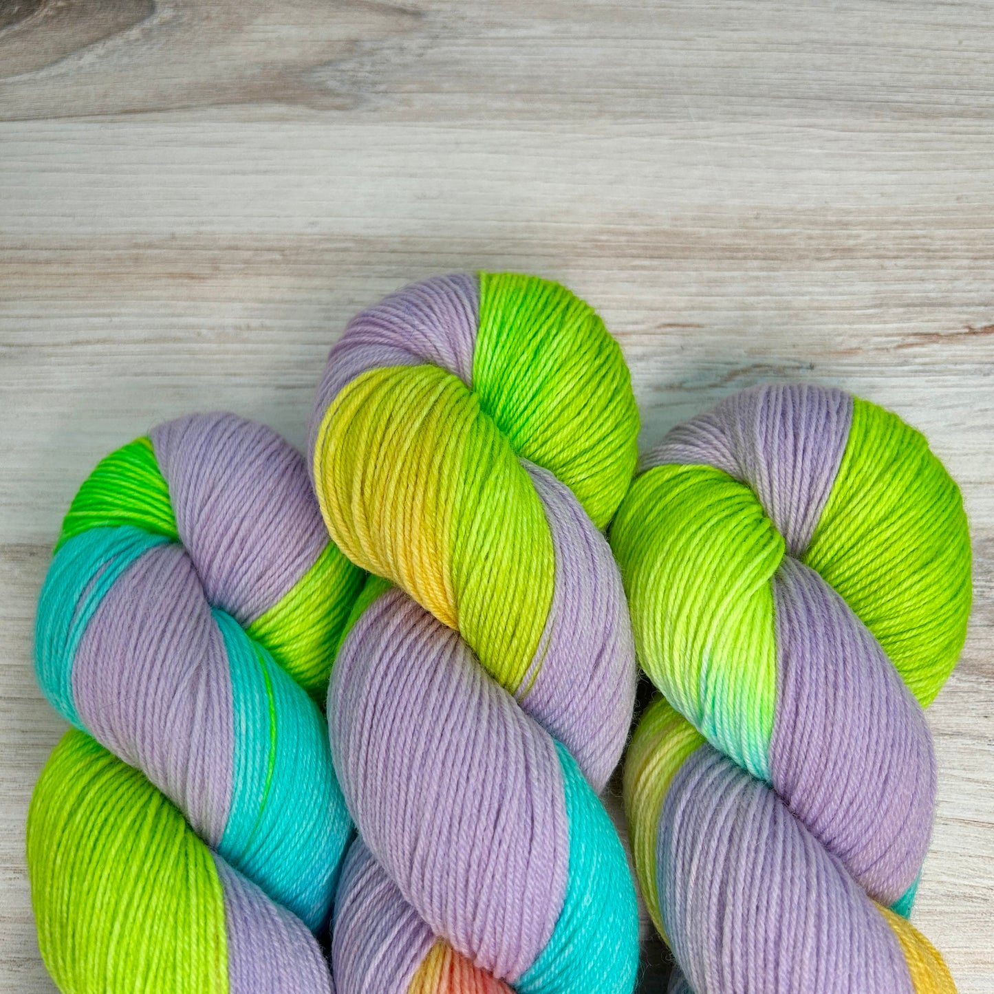 OOAK Merino Sock Hand-dyed Hand Dyed Yarn Fiber-Macgyver
