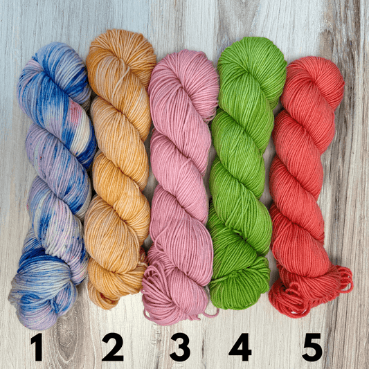 OOAK Merino Sport Hand-dyed Yarn Fiber-Macgyver