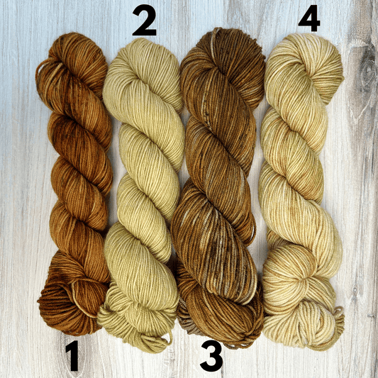 OOAK Merino Sport Hand-dyed Yarn Fiber-Macgyver