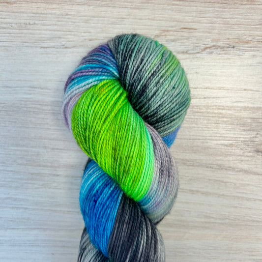 OOAK Merino Twist Hand-dyed Yarn Fiber-Macgyver