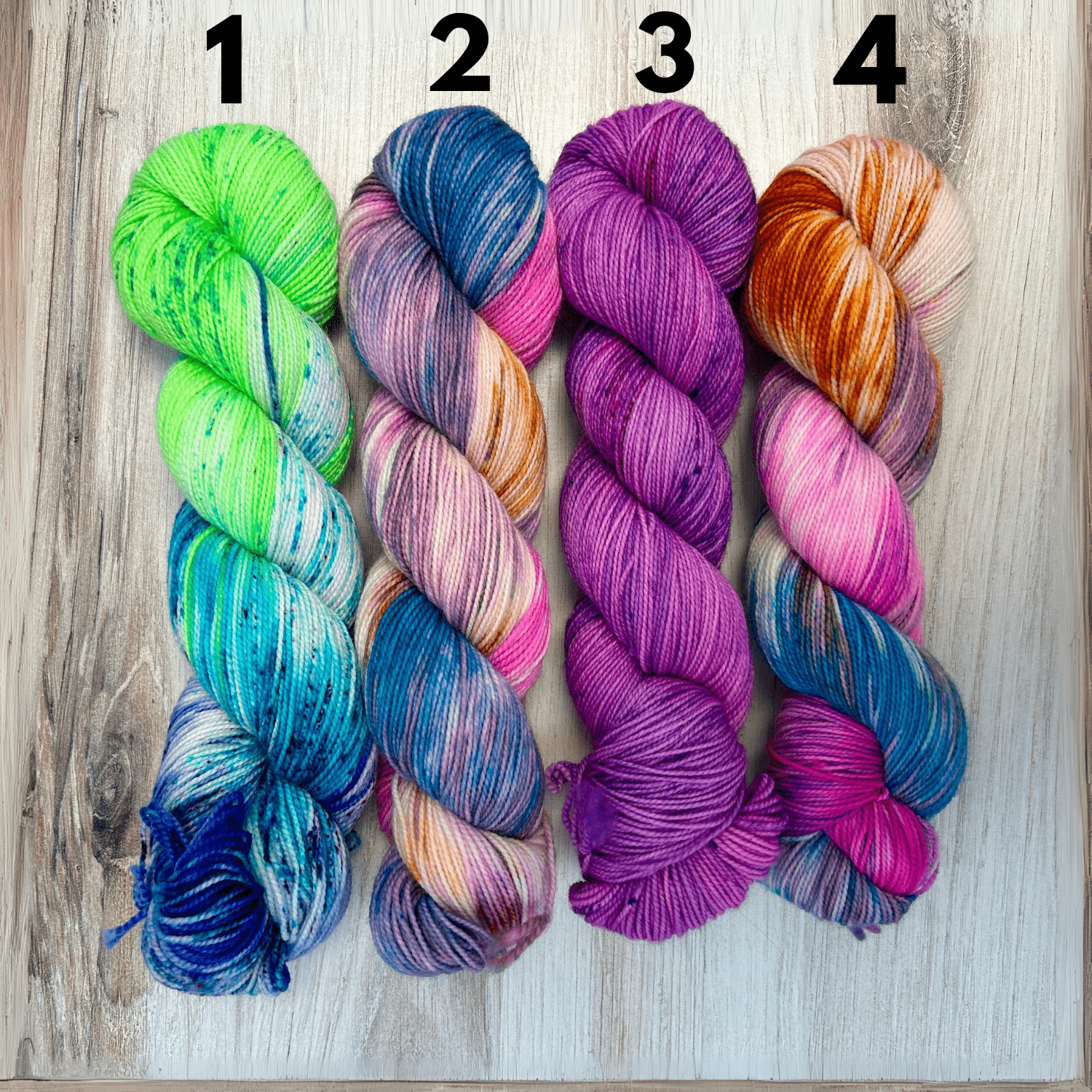 OOAK Merino Twist Hand-dyed Yarn Fiber-Macgyver