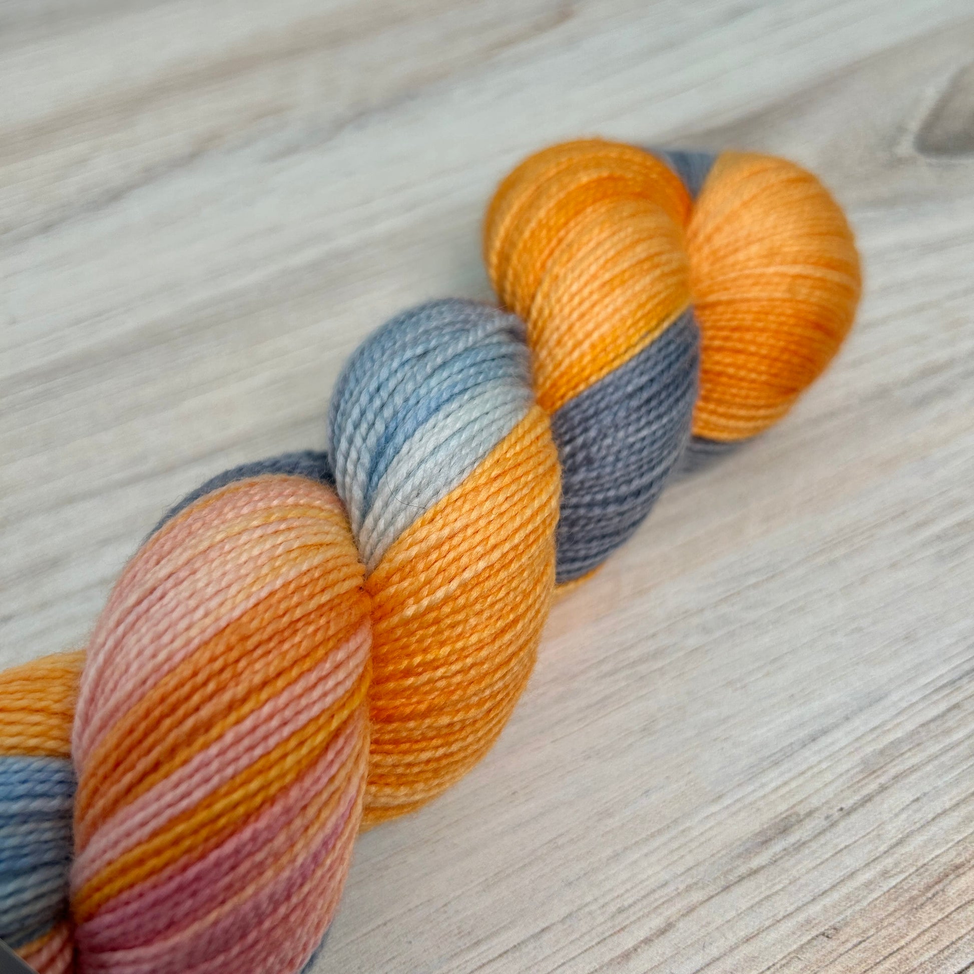 OOAK Merino Twist Hand-dyed Yarn Fiber-Macgyver