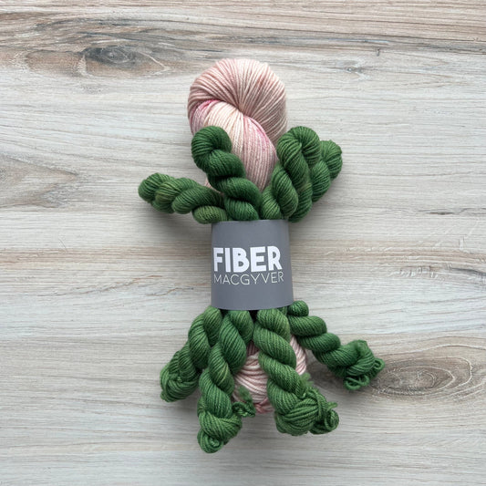 OOAK (one of a kind) Cowloctopus Bundle Hand-dyed Yarn Fiber-Macgyver