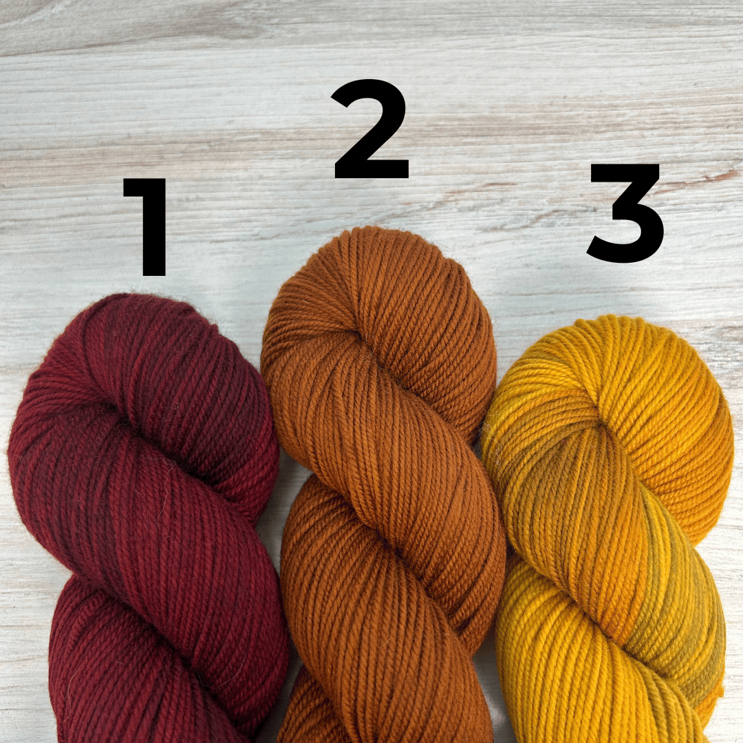 OOAK Shaniko DK Hand-dyed Yarn Fiber-Macgyver
