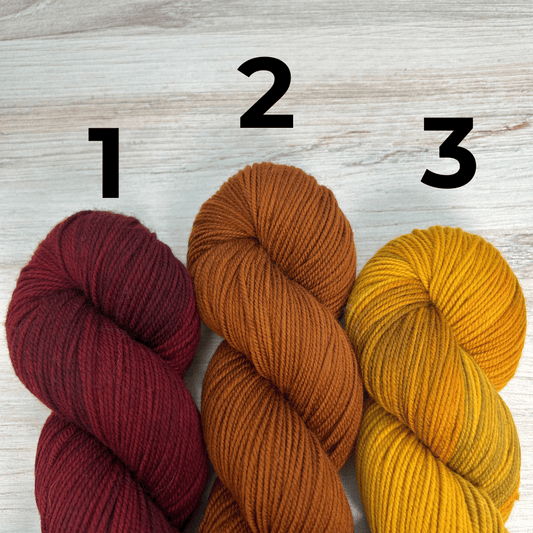 OOAK Shaniko DK Hand-dyed Yarn Fiber-Macgyver