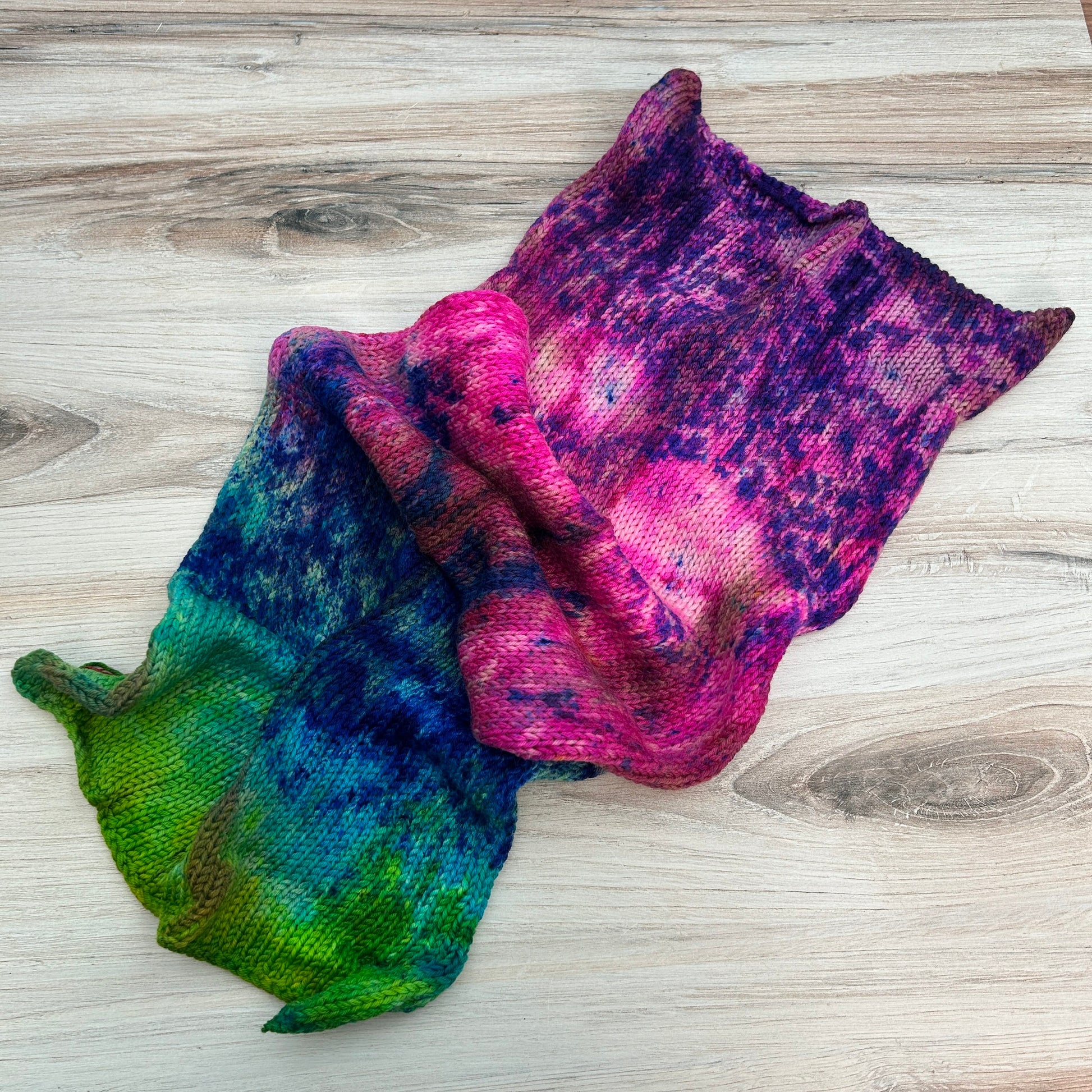 OOAK Sock Blanks Hand-dyed Yarn Fiber-Macgyver